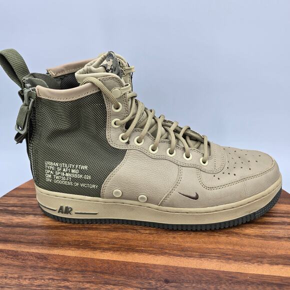 HOT Nike Shoes Air Force Mid Mushroom Nike SF Air Force Mid